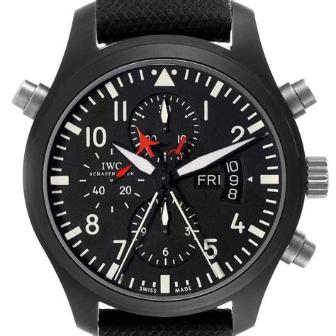 iwc top gun rattrapante|iwc pilot chronograph top gun.